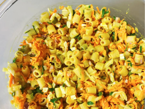 Salada de macarrão Ave Maria