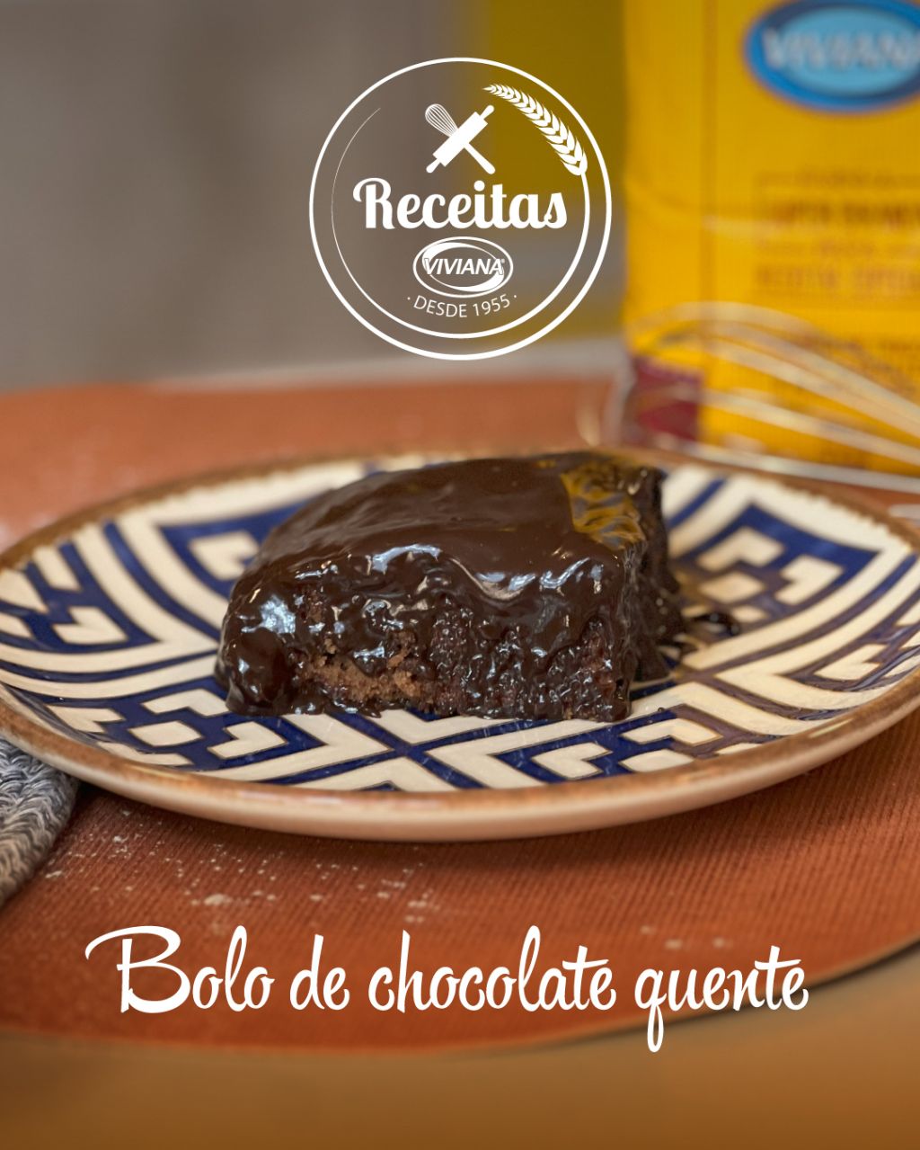 Bolo de Chocolate Quente