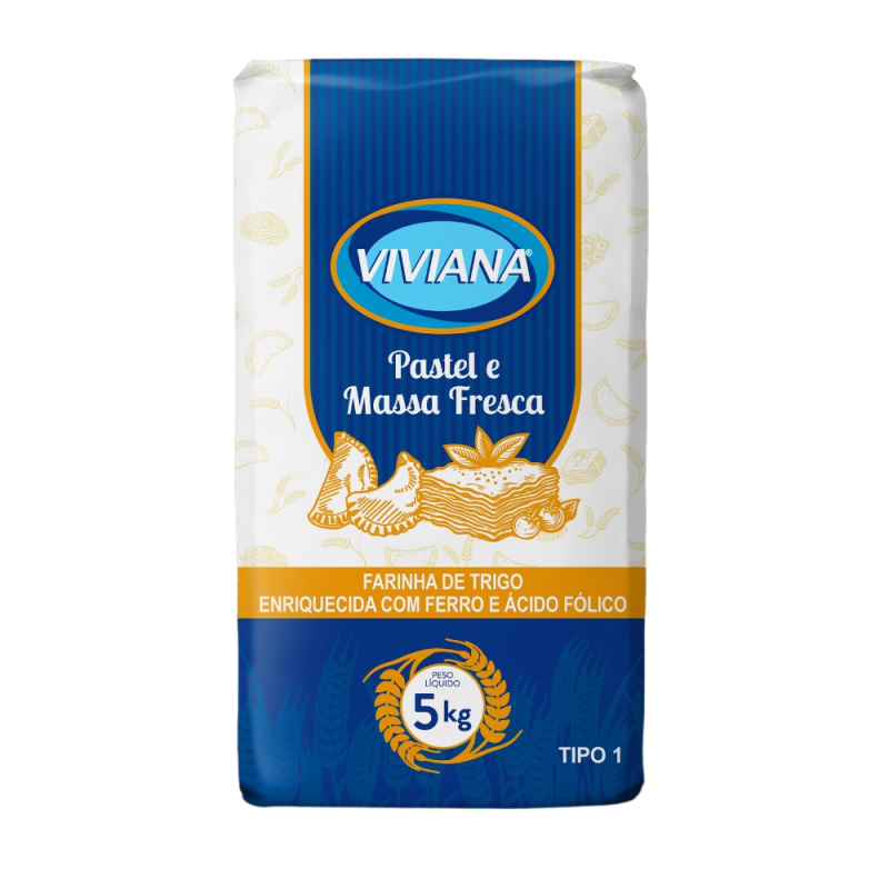 Farinha de trigo T1 Pastel e Massa Fresca VIVIANA